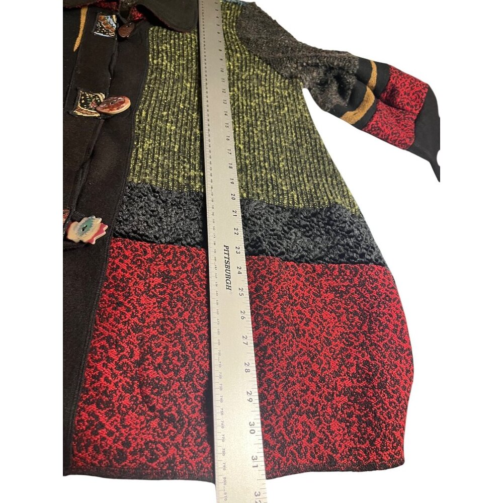 Ali Miles Women's XL Multi Patchwork Cardigan Jac… - image 12